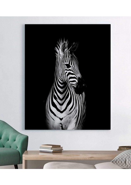 Zebra Dekoratif Kanvas Tablo