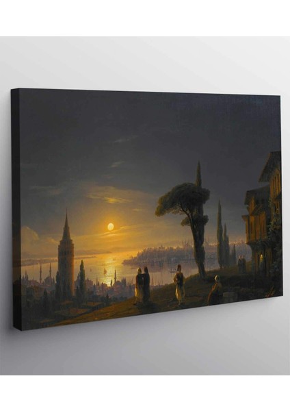 Ivan Ayvazovski - Galata Kulesi Tablosu