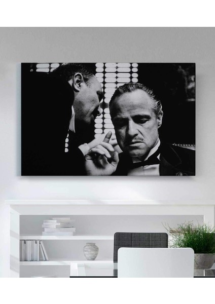 The Godfather - Marlon Brando Kanvas Tablo