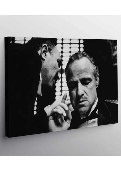 The Godfather - Marlon Brando Kanvas Tablo