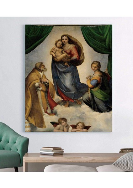 Raphael Sistine Madonna Kanvas Tablo