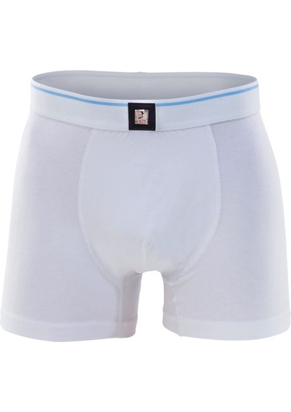 Erkek Beyaz Cotton Lycra Boxer Rdz 7100081