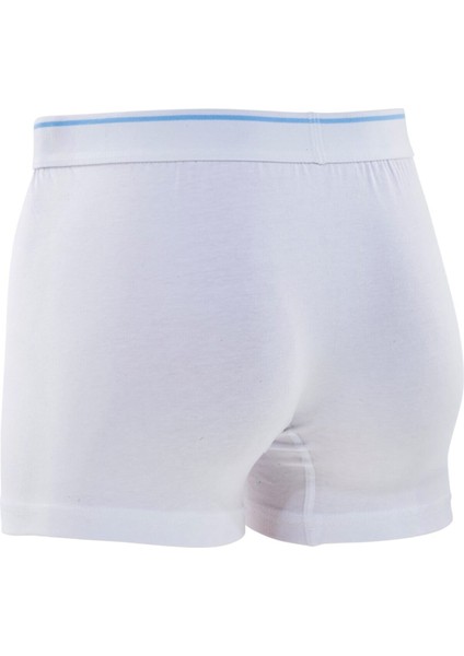 Erkek Beyaz Cotton Lycra Boxer Rdz 7100081