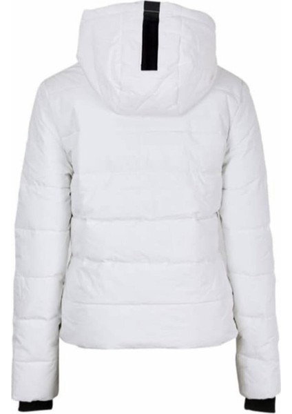 Apreski Coat Kadın Kısa Mont Kaban Beyaz V4 fırsatları