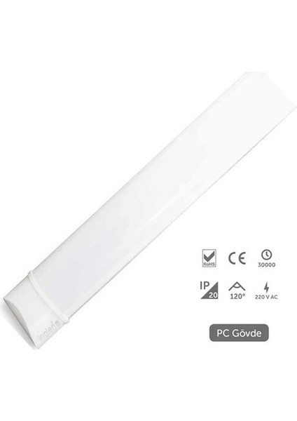 Inoled 18W LED Bant Armatür Beyaz 6500K 60CM İN-TLS-2905-01