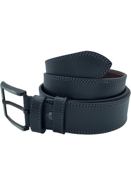 4.5 Cm. Spor Suni Deri Çift Dikişli Model Kemer Siyah fiyatları