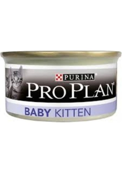 Proplan Baby And Kitten 85 gr 24 Adet Tavuklu Yavru Kedi Konservesi