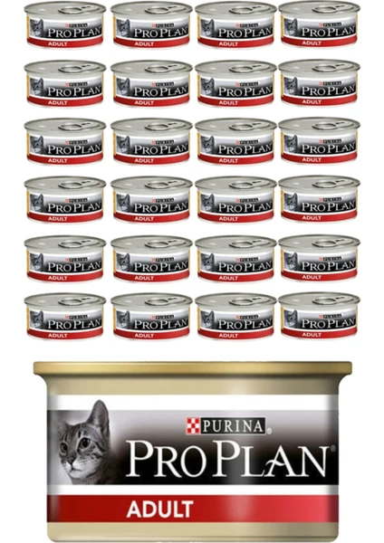 Pro Plan Adult Tavuk Etli Yetişkin Yaş Kedi Maması 85 gr x 24