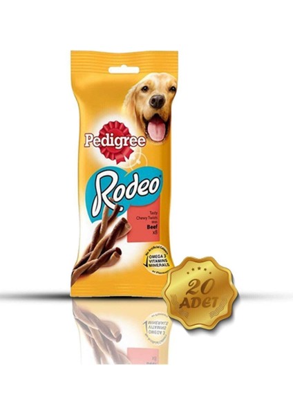 Rodeo Biftekli Köpek Ödül Maması 70 gr x 20