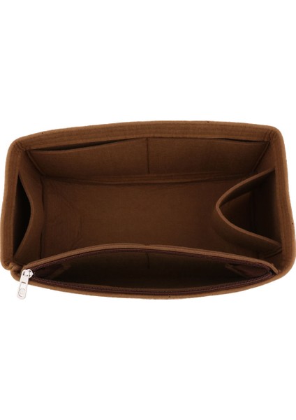 Kozmetik Çantası, Makyaj Çantası, Makyaj Çantası, 30 x 15 x 15.5 cm Kozmetik Çantası Kozmetik Organizatör Seyahat Çantası Günlük Seyahat Için -, Kahverengi Açıklandığı Gibi(Yurt Dışından)