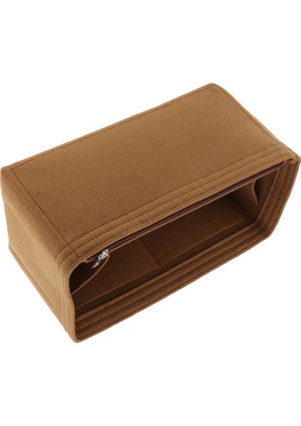Kozmetik Çantası, Makyaj Çantası, Makyaj Çantası, 30 x 15 x 15.5 cm Kozmetik Çantası Kozmetik Organizatör Seyahat Çantası Günlük Seyahat Için -, Kahverengi Açıklandığı Gibi(Yurt Dışından) fırsatları