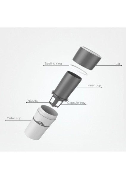 Taşınabilir Espresso Maker Tek Kişilik Kahve Makinesi Seyahat Kupa K-Kupası ile Uyumlu Kamping, Seyahat, Ev, Ofis Için Taşınabilir Kahve Makinesi (Yurt Dışından) indirimleri