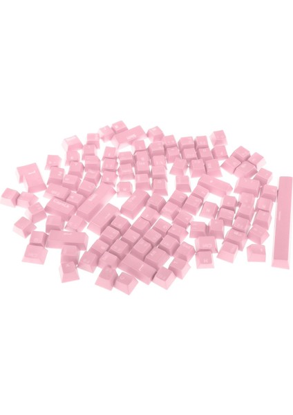 108-KEYABS Renkli Yarı Saydam Tuşları Anahtar Mekanik Klavye Özel - Pembe (Yurt Dışından) fırsatları