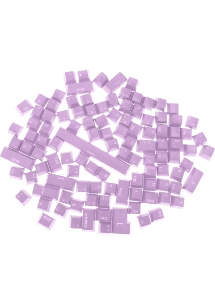 108-KEYABS Renkli Yarı Saydam Tuşları Anahtar Mekanik Klavye Özel - Mor Için Değiştir (Yurt Dışından) indirimleri