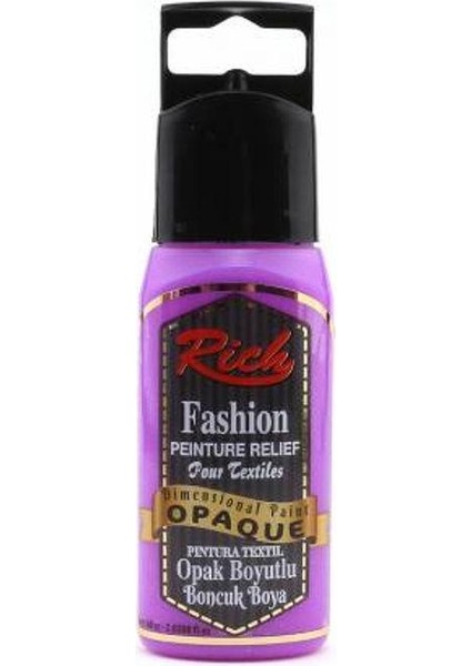 007 Boyutlu Boncuk Boya 60 ml Neon Mor