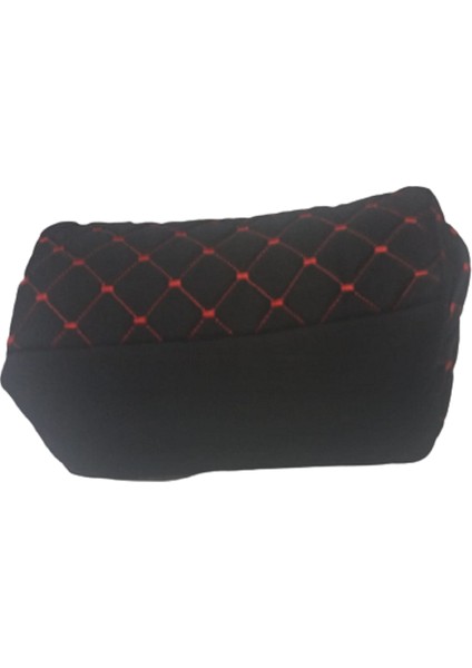 Mini Clubman R55 2007-2014 Kumaş Kırmızı Desen Montajsız Cepli Kol Dayama