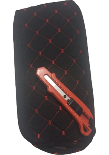 Mercedes Clk W208 1997-2002 Kumaş Kırmızı Desen Montajsız Cepli Kol Dayama fiyatları