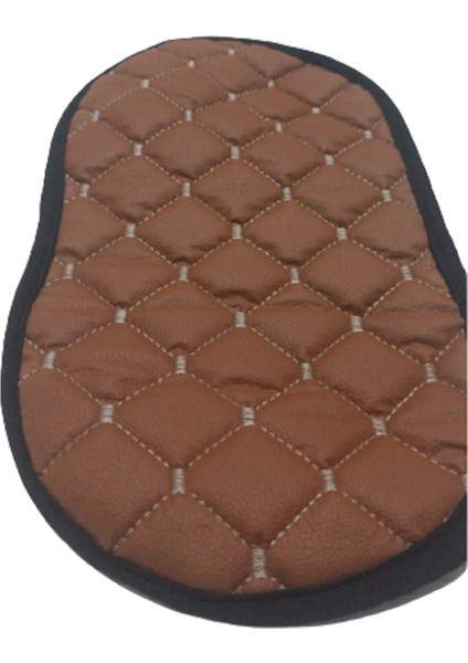 Volkswagen Cross Polo 2002-2009 Deri Kahve Desen Kol Dayama Örtüsü modelleri