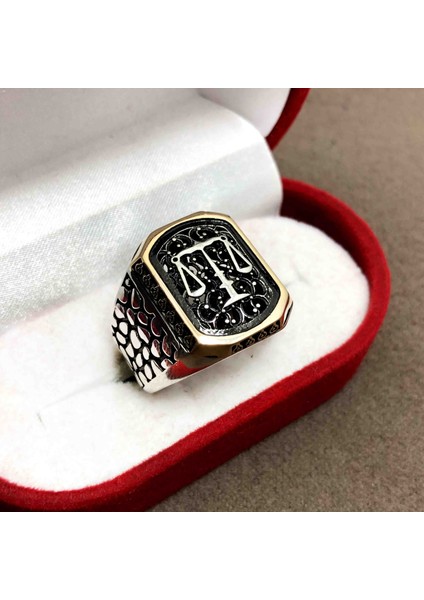 Adalet Terazisi Model 925 Ayar Erkek Gümüş Yüzük