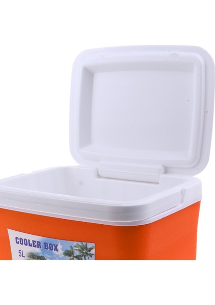 Dayanıklı 5l Barbekü Piknik Soğutucu Kutusu Içecekleri Tutmak Için Yiyecek Sıcak / Soğuk Turuncu 5l Turuncu (Yurt Dışından) modelleri