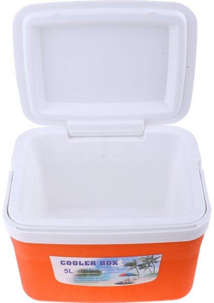 Dayanıklı 5l Barbekü Piknik Soğutucu Kutusu Içecekleri Tutmak Için Yiyecek Sıcak / Soğuk Turuncu 5l Turuncu (Yurt Dışından) fırsatları