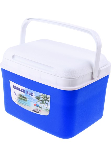 Dayanıklı 5l Mavi Barbekü Piknik Soğutucu Kutusu Içecekleri Tutmak Için Yiyecek Sıcak / Soğuk 5l Mavi (Yurt Dışından) indirimleri