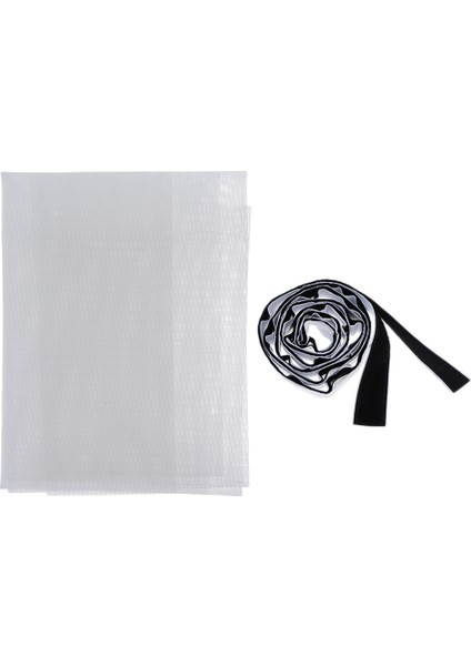 Dıy Tel Pencere Ekranı Manyetik Yapış Fly Böcek Sivrisinek Net WHITE_150X130CM (Yurt Dışından)