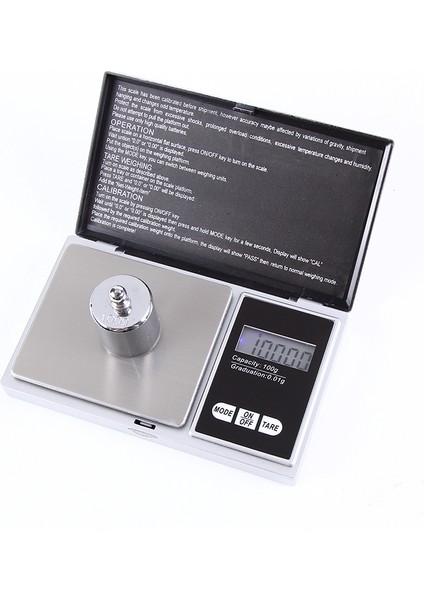 Strada Store 100GR Çok Işlevli Cep Hassas Dijital Tartı - Gümüş (Yurt Dışından) indirimleri