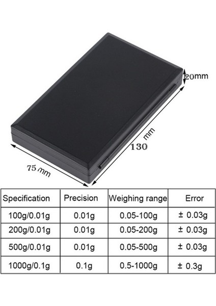 Pilli 500G Dijital Ölçekli Elektronik Kuyumcu Tartısı (Yurt Dışından) fırsatları