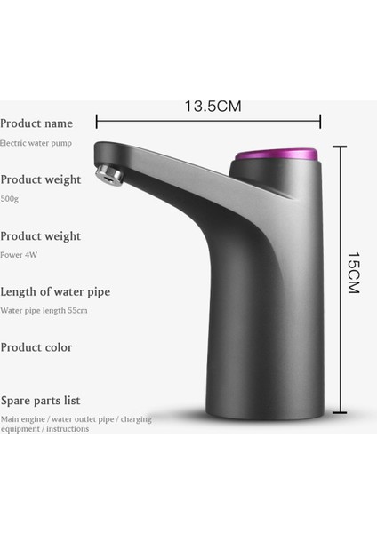 Elektrikli Su Pompası - Siyah (Yurt Dışından) modelleri