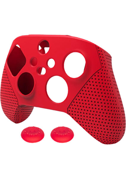 TYX-0626 Yumuşak Kaymaz Silikon Kontrol Kapağı Kapak Skins Başparmak Sapları Joystick Caps Koruyucu Kılıf Xbox Serisi S x Denetleyicisi Için - Kırmızı (Yurt Dışından)