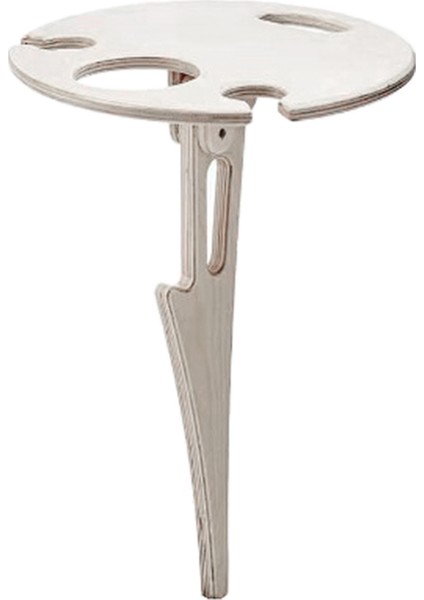 Şişe/Bardak Tutucu Katlanabilir Piknik Masası - Kahverengi (Yurt Dışından) fiyatları