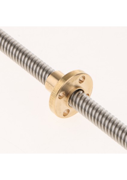 T8 3D Yazıcı Için Pirinç Somun ile Paslanmaz Kurşun Vida 8mm 300MM (Yurt Dışından) modelleri