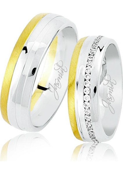 Iki Renk Altın Alyans 1306