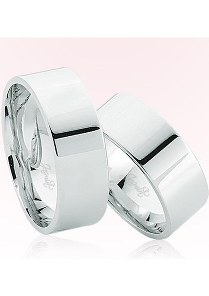 Beyaz Altın Alyans 5801