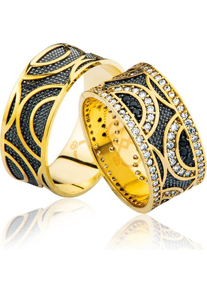 Taşlı Altın Alyans 0302