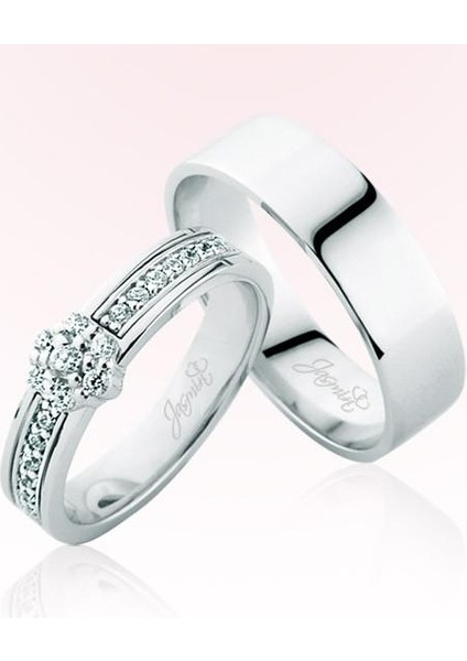 Teş Taş Model Altın Alyans 1505-2