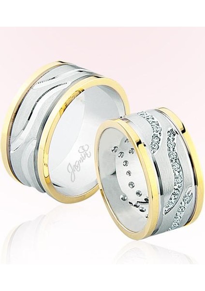 Iki Renk Altın Alyans 2707