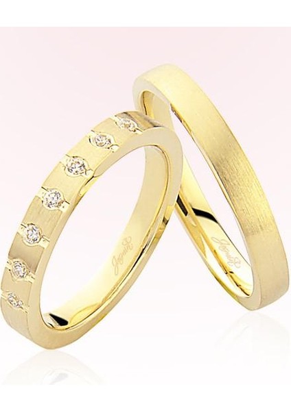 Sarı Altın Alyans 4907