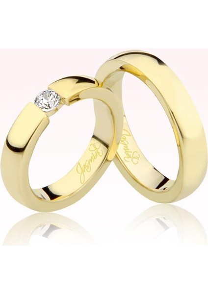 Sarı Tektaş Altın Alyans 1803-3