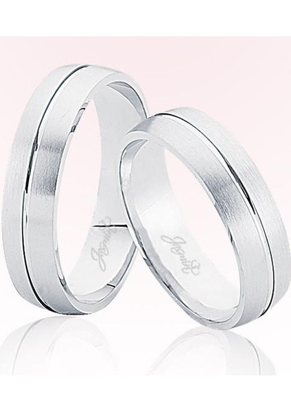 Beyaz Altın Alyans 6808