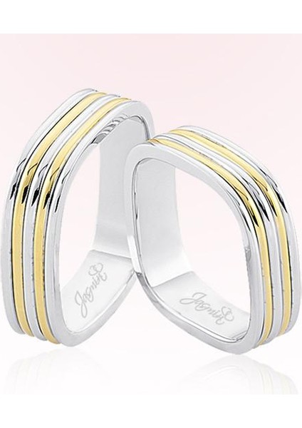 Kare Model Altın Alyans 2706
