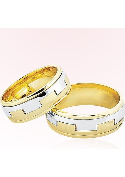 Sarı Beyaz Altın Alyans 3501