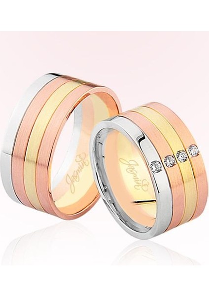 Dört Sıralı Altın Alyans 1805