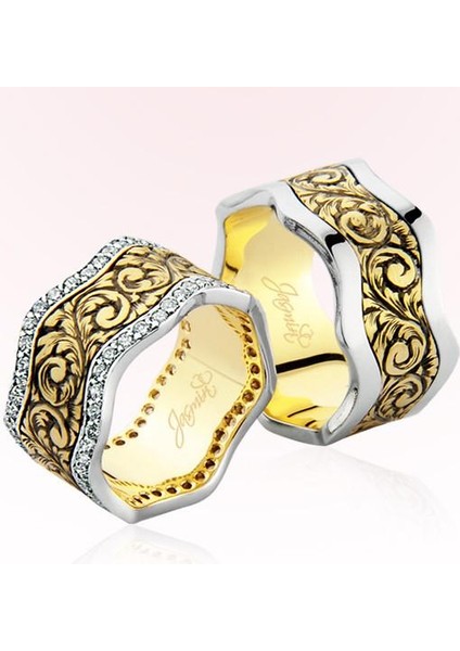 Otantik Model Altın Alyans 1907