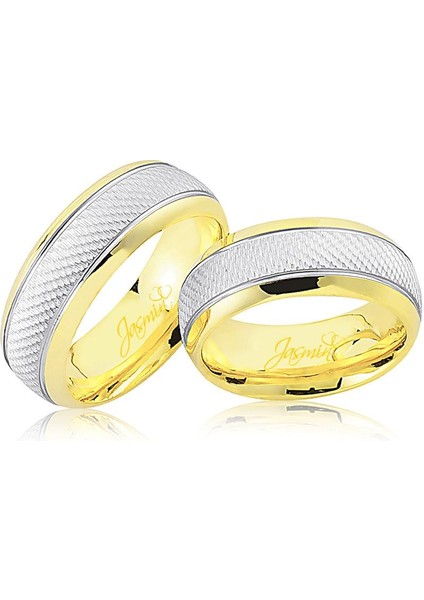 Sarı Beyaz Altın Alyans 4302-2