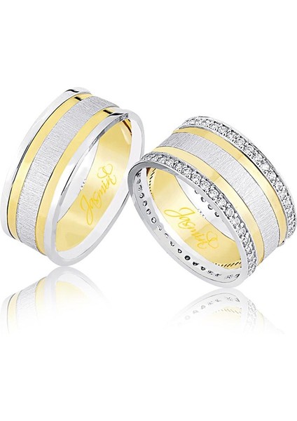 Sarı Beyaz Altın Alyans 2301