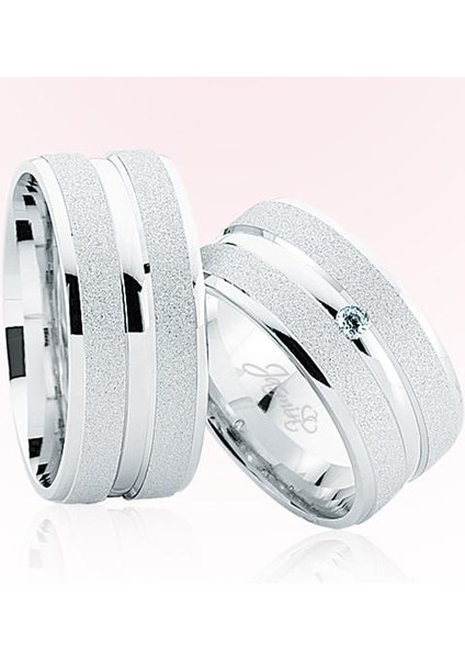 Beyaz Altın Alyans 5701