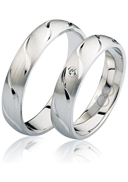 Beyaz Altın Alyans 2001-3