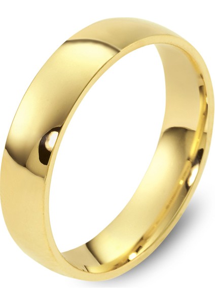 6 mm Oval Klasik Alyans KLA17